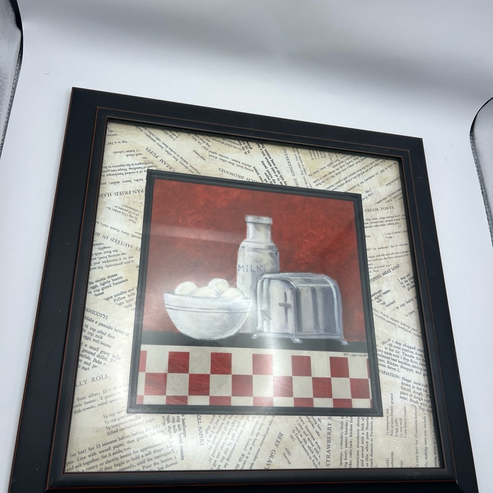 Rosalind Oesterle Homestudio Kohls Kitchen, Milk, Eggs, Toaster With Rec… - Picture 5 of 12